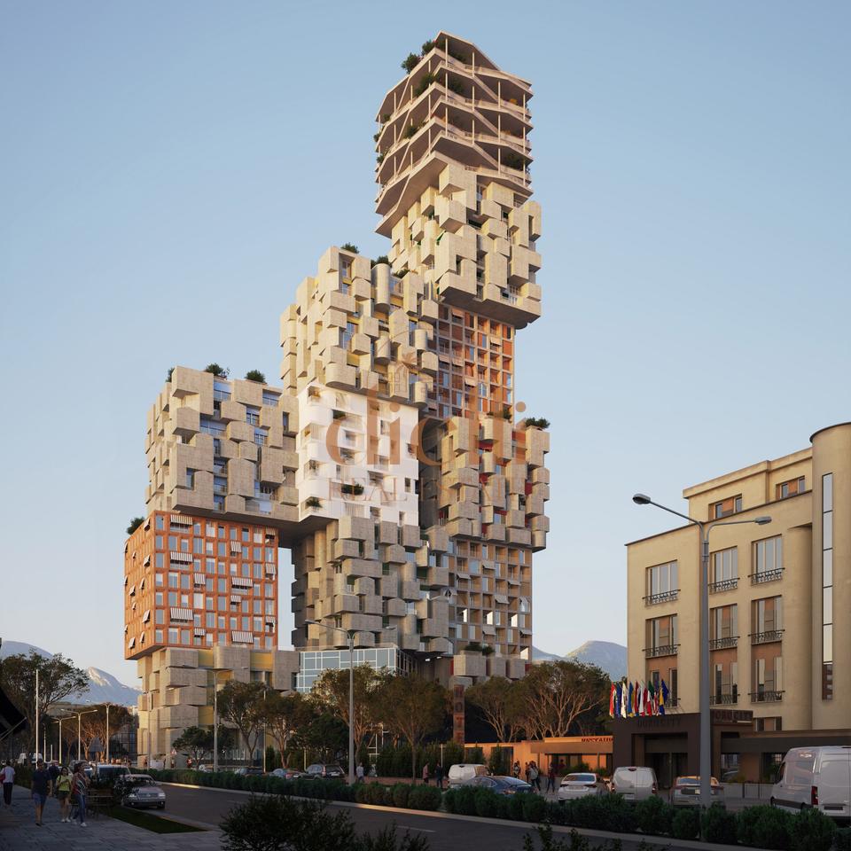 Apartament 1+1 per Shitje tek Hora Vertical Rezidence 21 Dhjetori