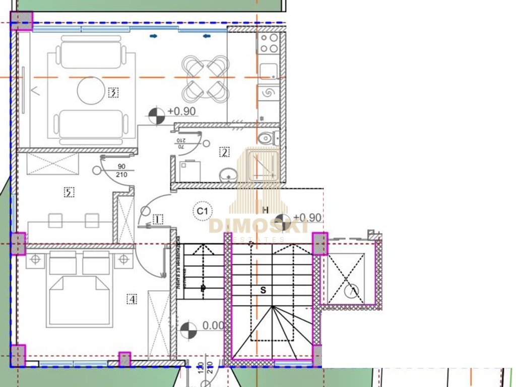 Нов Стан Во Градба 47м² – Карпош 4