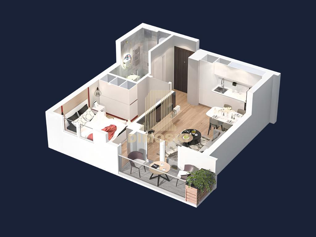 Центар - Железничка | Нов Двособен Стан - 36м²