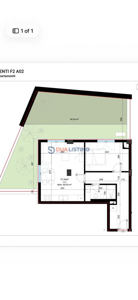 SHITET APARTAMENTI 1+1 NE DRIMADHES VILLAGE SQAUARE , VLORE !!