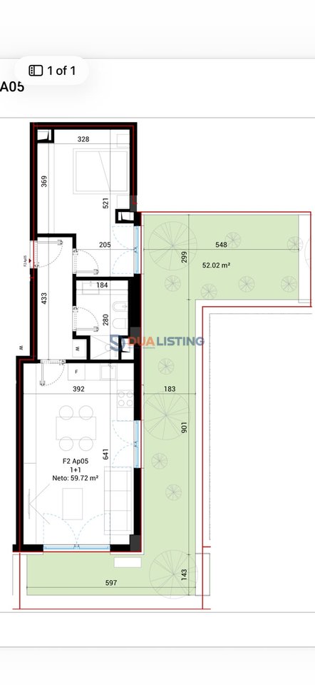 SHITET APARTAMENTI 1+1 NE DRIMADHES VILLAGE SQAUARE , VLORE !!