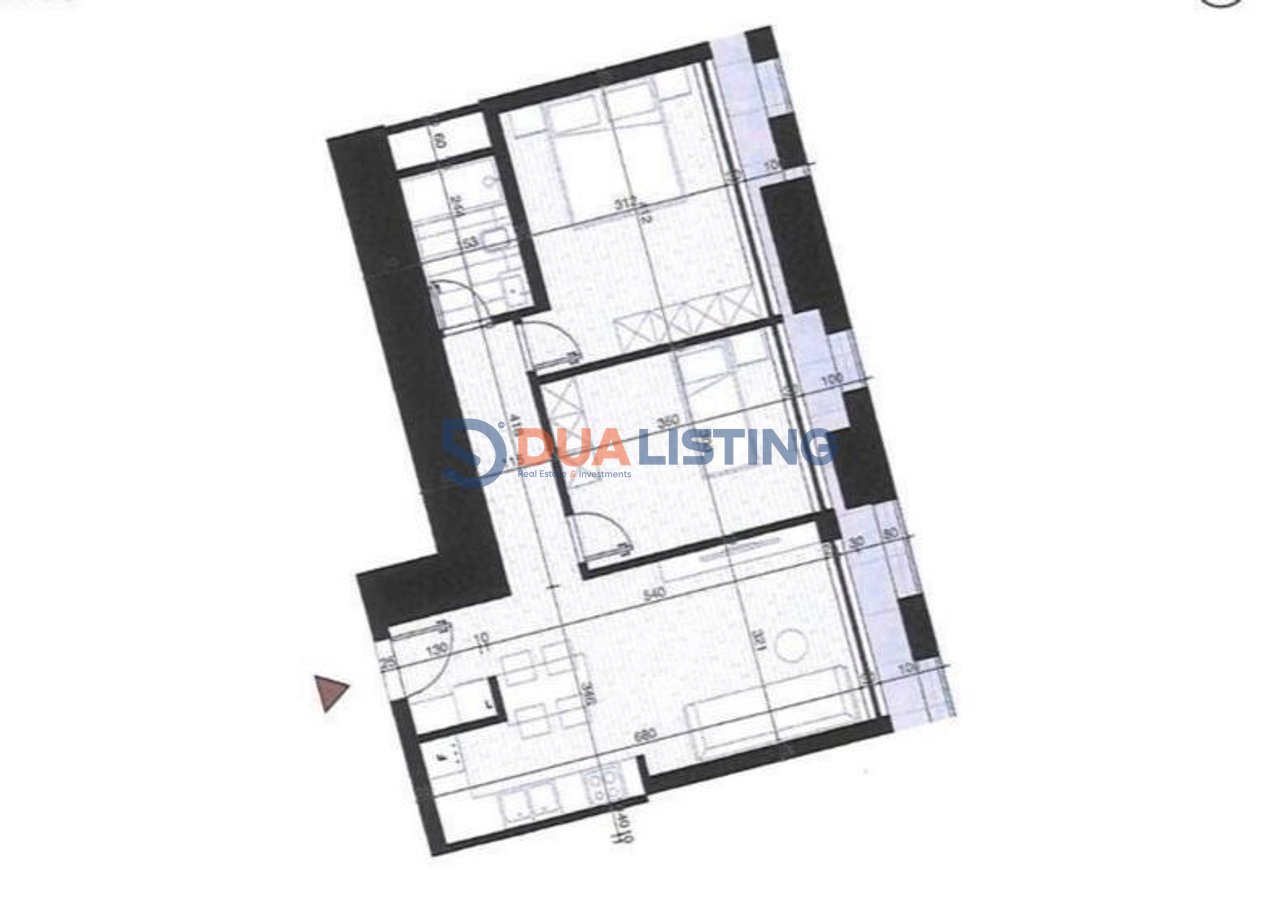 Tirana New Boulevard Tower, Apartament 2+1 per shtije! Kulla 39-kate!