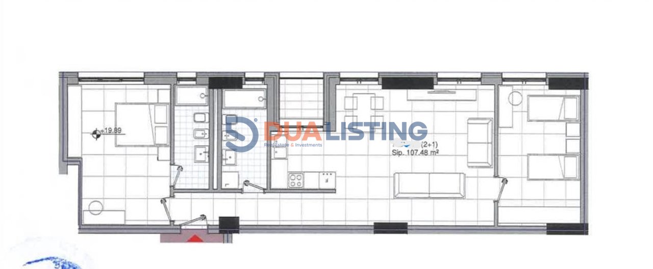 VENDIAMO APPARTAMENTO 2+1 ALL'INIZIO DEL NUOVO BOULEVARD!
