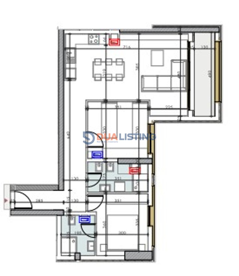 Shesim apartament 2+1+2 tek Kulla AFA, Pazari i ri!