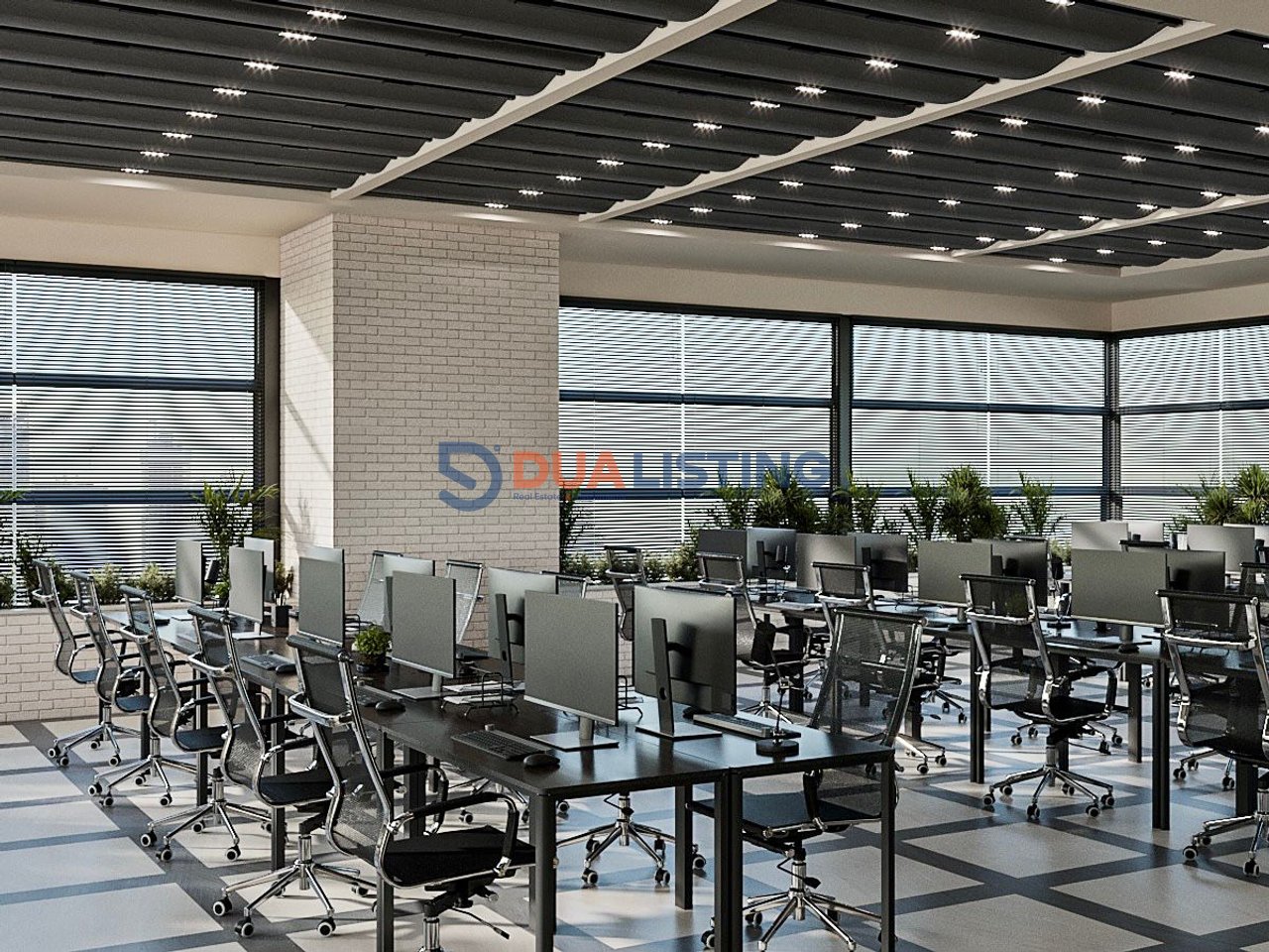 Luxury Office with Private Elevator and Panoramic Veranda