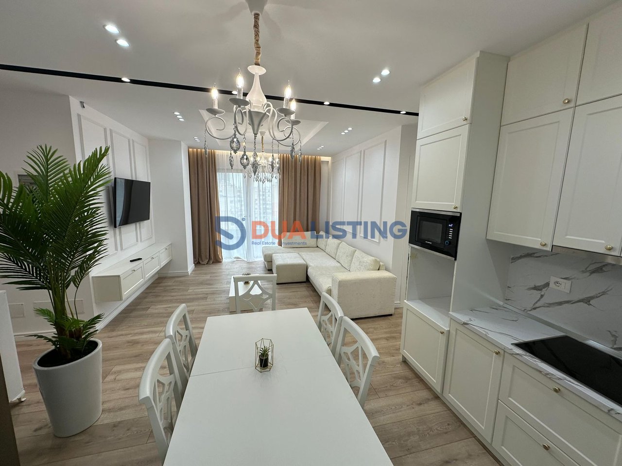 For rent 2+1+2 apartment with parking space near Air Albania Stadium!