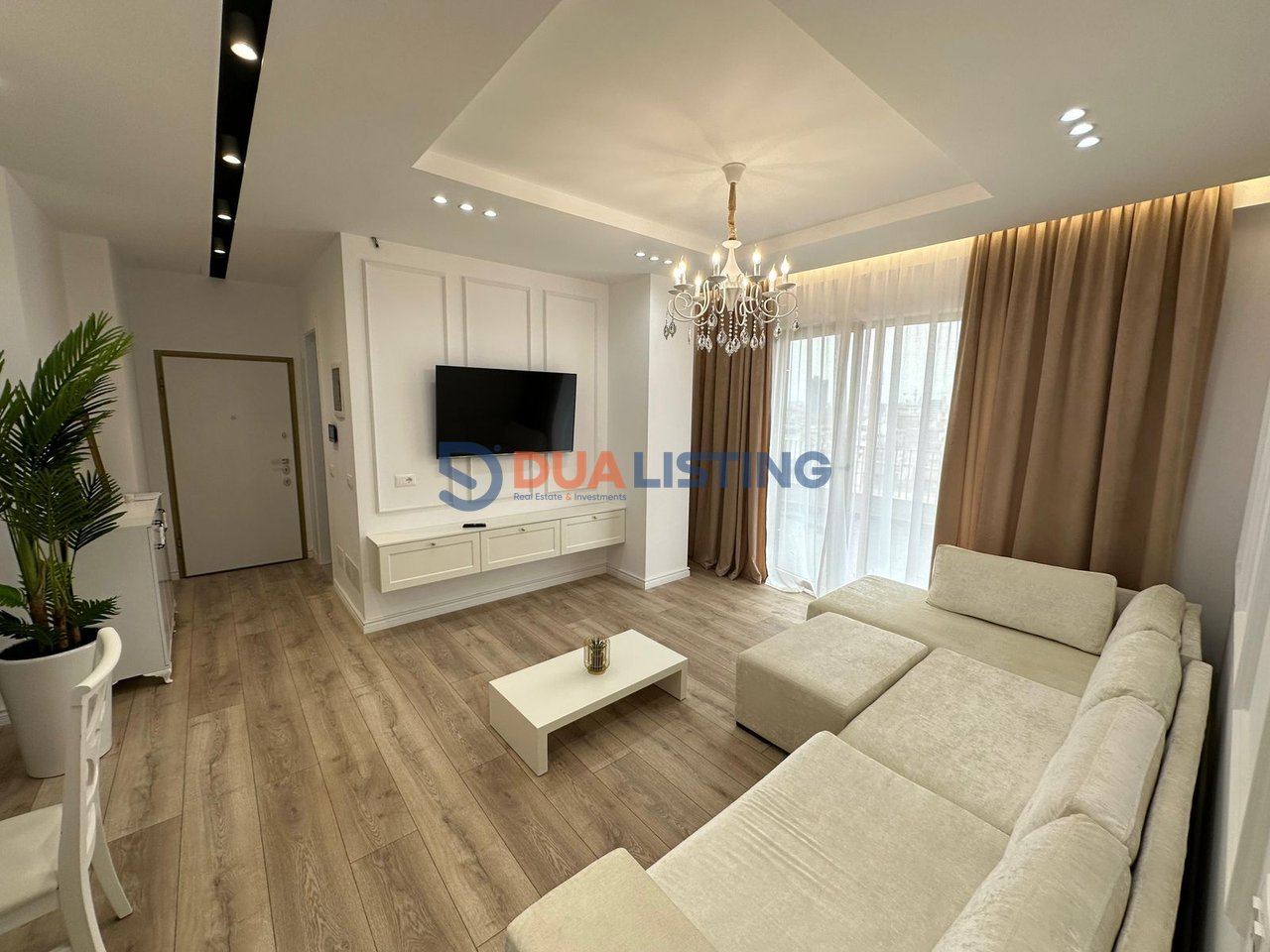 For rent 2+1+2 apartment with parking space near Air Albania Stadium!