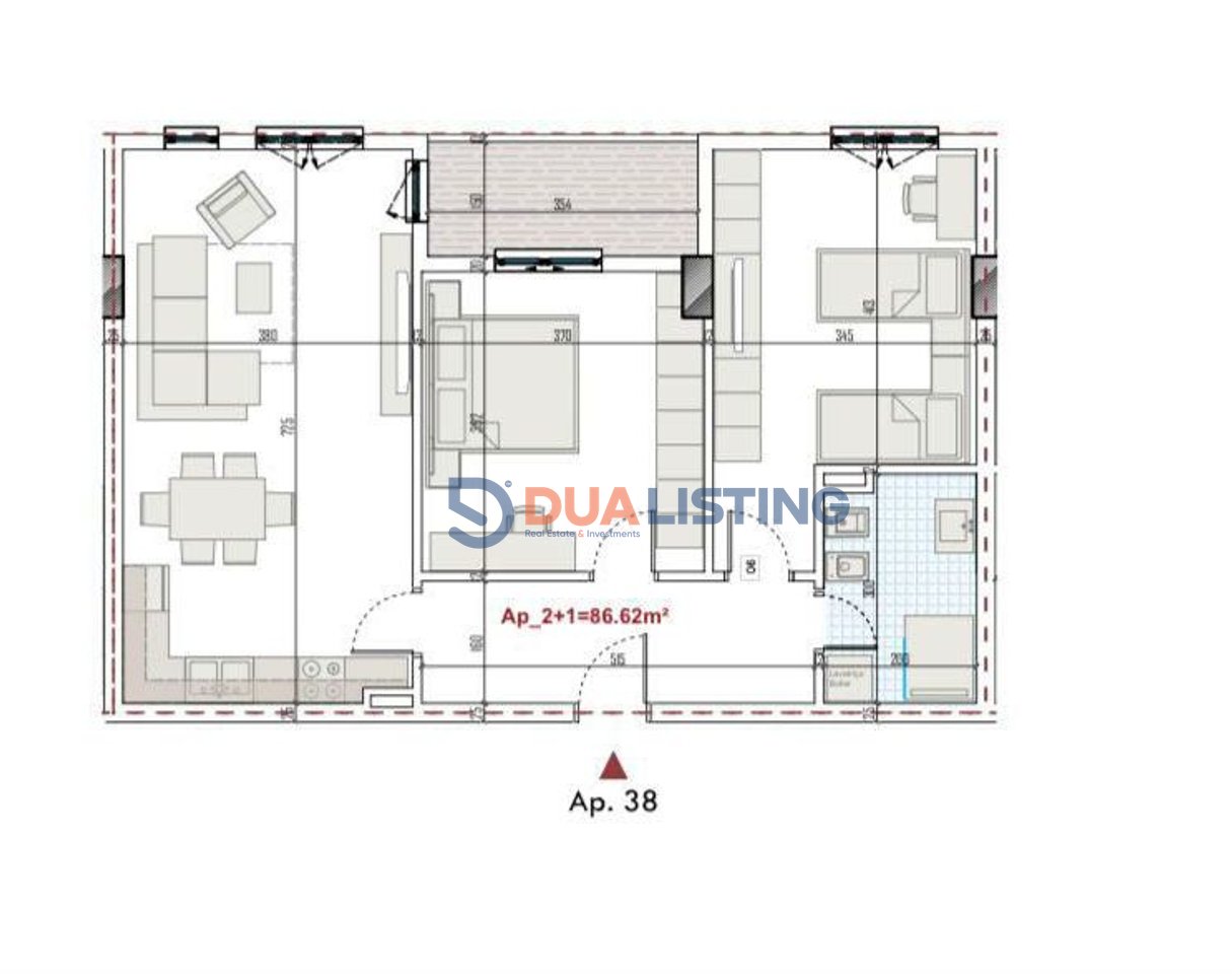 OPPORTUNITY APARTMENT 2+1 AT RING SIDE PASKUQAN !