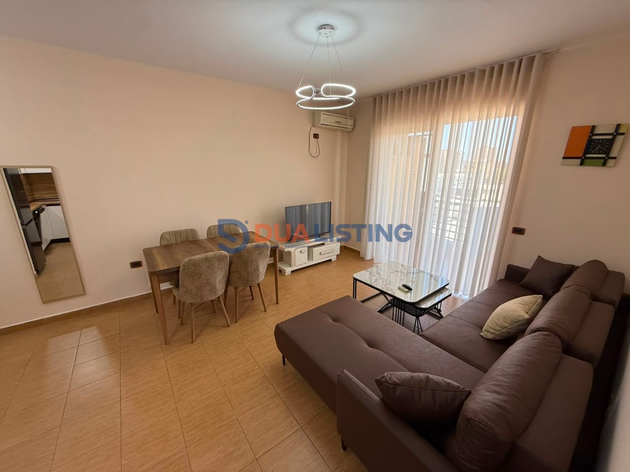 🏡 Modern 1+1 Apartment for Rent – Dritan Hoxha Street, Laprakë