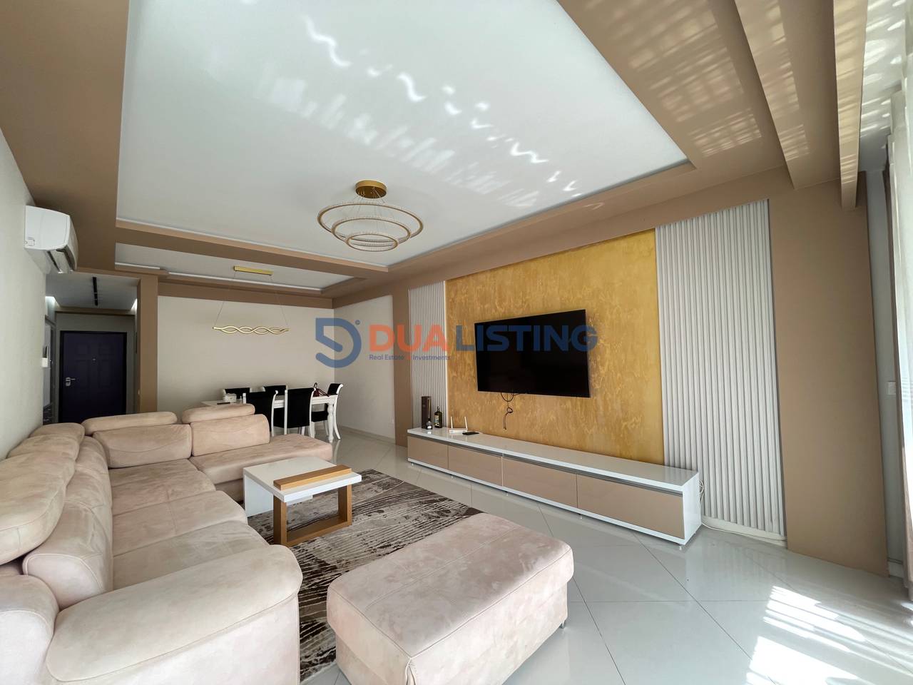 We rent out a 3+1+3 Duplex at Rezidenca Kodra e Diellit 1 (extension)