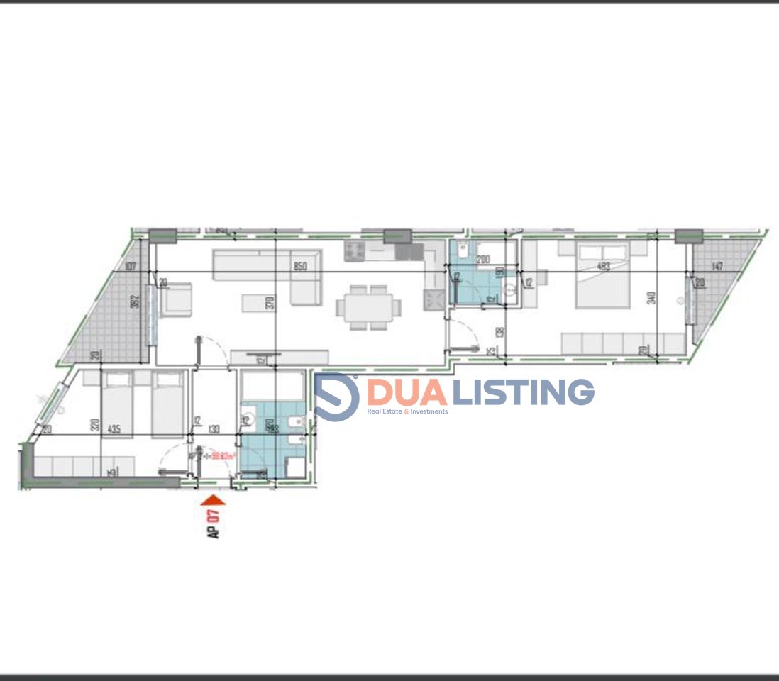 Apartament 2+1 për shitje në Paskuqan!