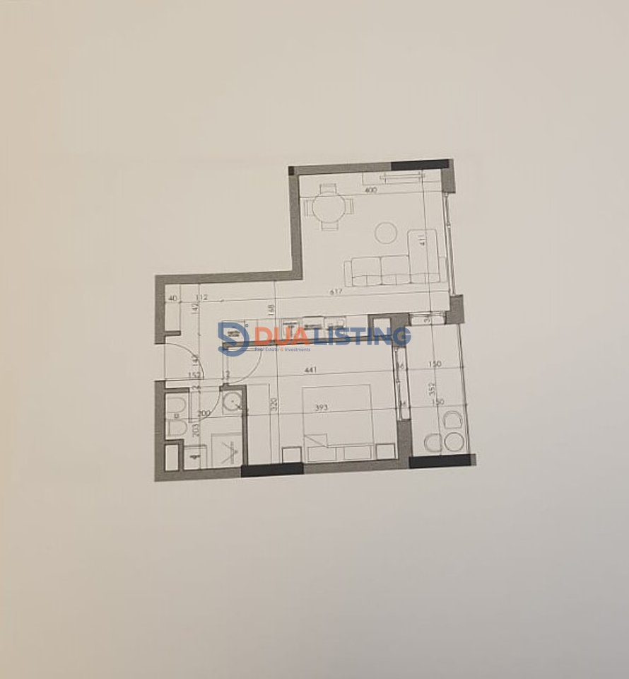 SHITET APARTAMENT 1+1 NORTH RESIDENCE, PASKUQAN