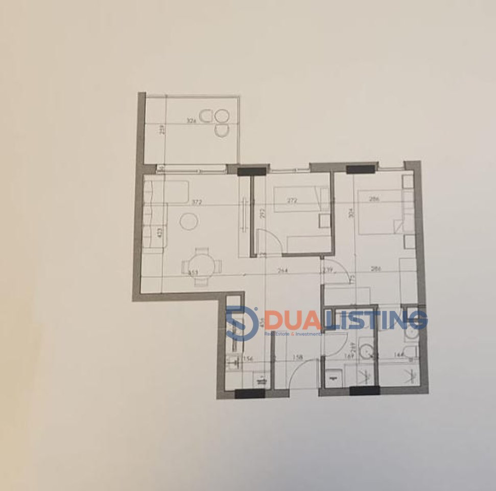 SHITET APARTAMENT 2+1+2 NORTH RESIDENCE, PASKUQAN