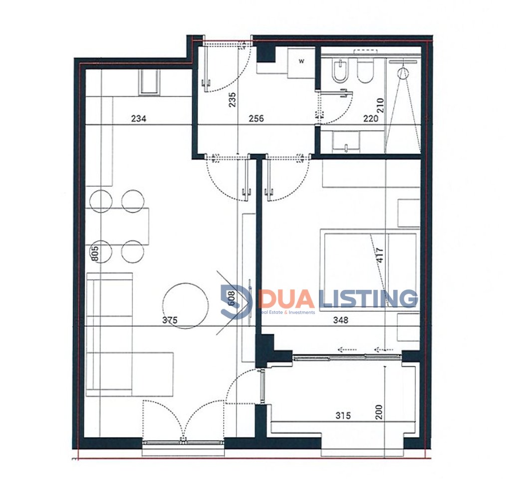 Shitet Apartament 1+1ne Sun Palase, Dhermi!