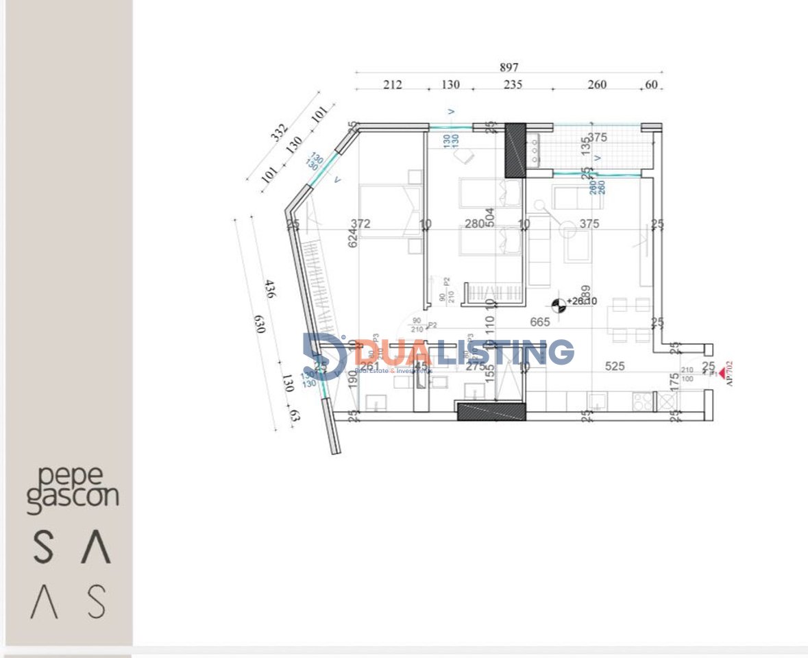 🏡 Apartment for Sale 2+1+2
📍 Shqiponja Square Building, former Shqiponja Square