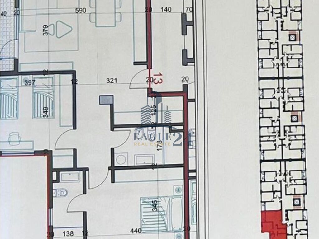 2+1 Apartment for Sale in Kamëz - Agricultural Institute -