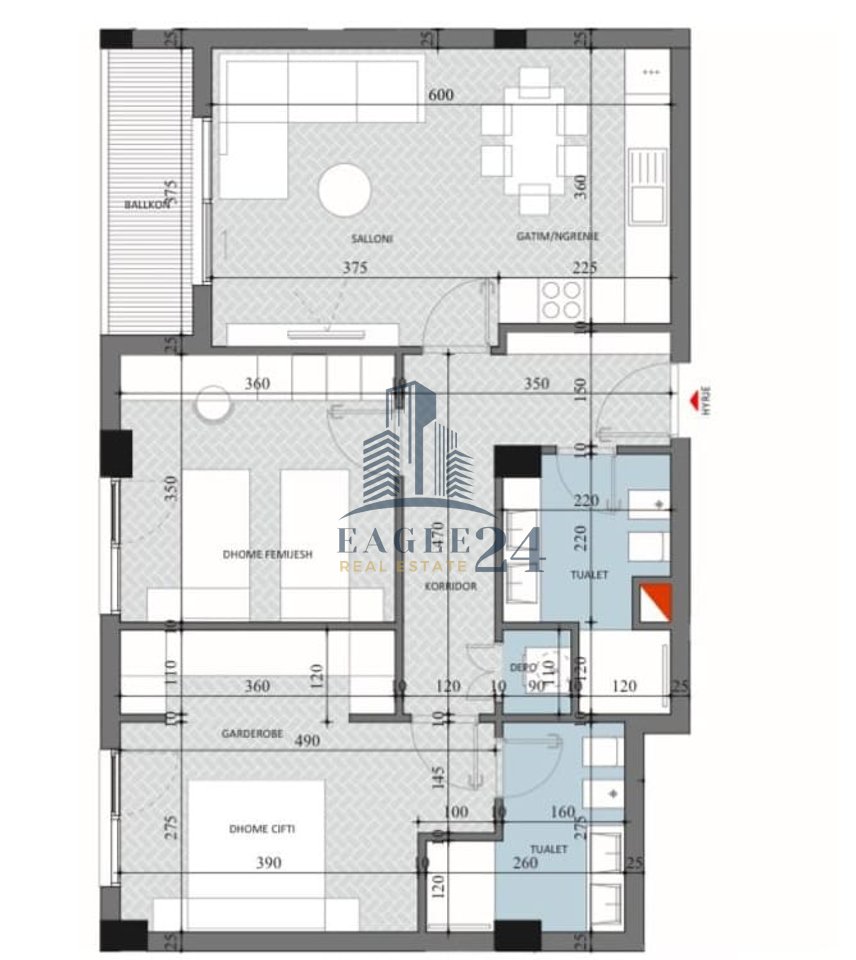 2+1 Apartment For Sale in Paskuqan!