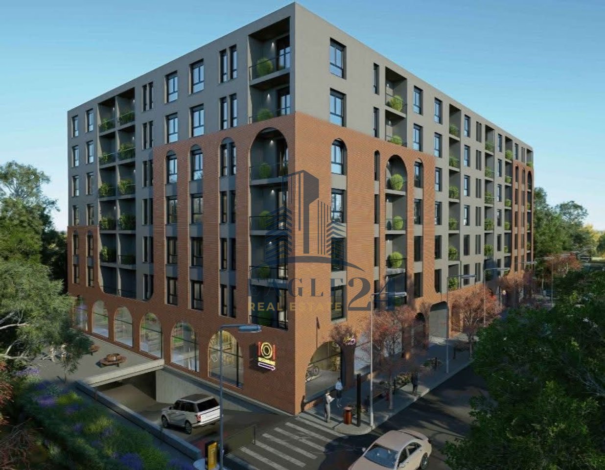 Apartament 1+1 në shitje tek "MONARK RESIDENCE"  Rrethi i Ullirit, Babrru. 76 813€.