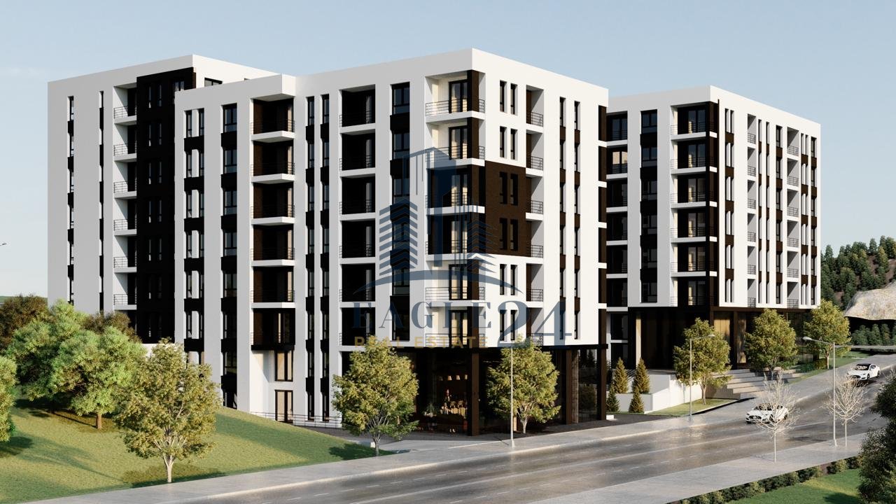 Apartament 1+1 në Shitje në "BELFIORE RESIDENCE 2" shumë pranë mbikalimit të Unazës së Re, në Paskuqan, Tiranë. 77'800€