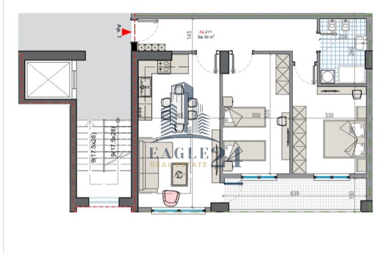 Shitet Apartament 2+1 në Kamëz – Rreth Rrotullimi i Ullirit