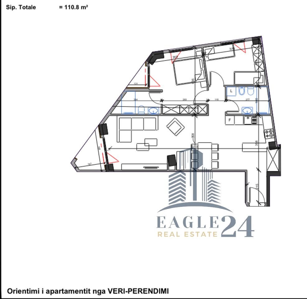 2+1+2 Apartment FOR SALE at a clearance price at "ART Residence"🌿 near the Tabakëve Mosque and the Ballet School, Tirana. 249,300€ + Parking Space 30,000€ (optional)