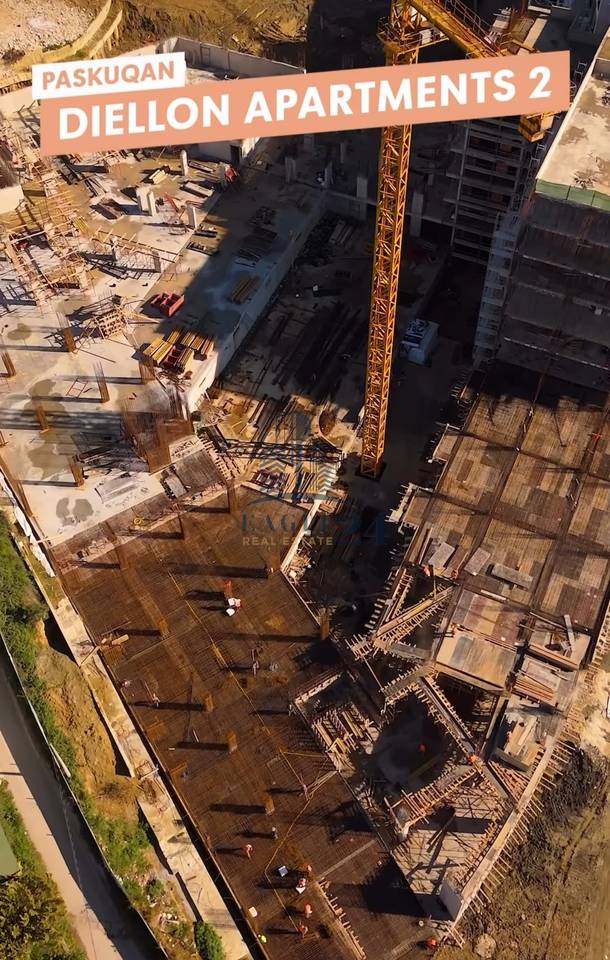 For sale 2+1+2 apartment + Storage + Wardrobe at "Diellon Apartments 2" in the Paskuqan area, Tirana. €115,860