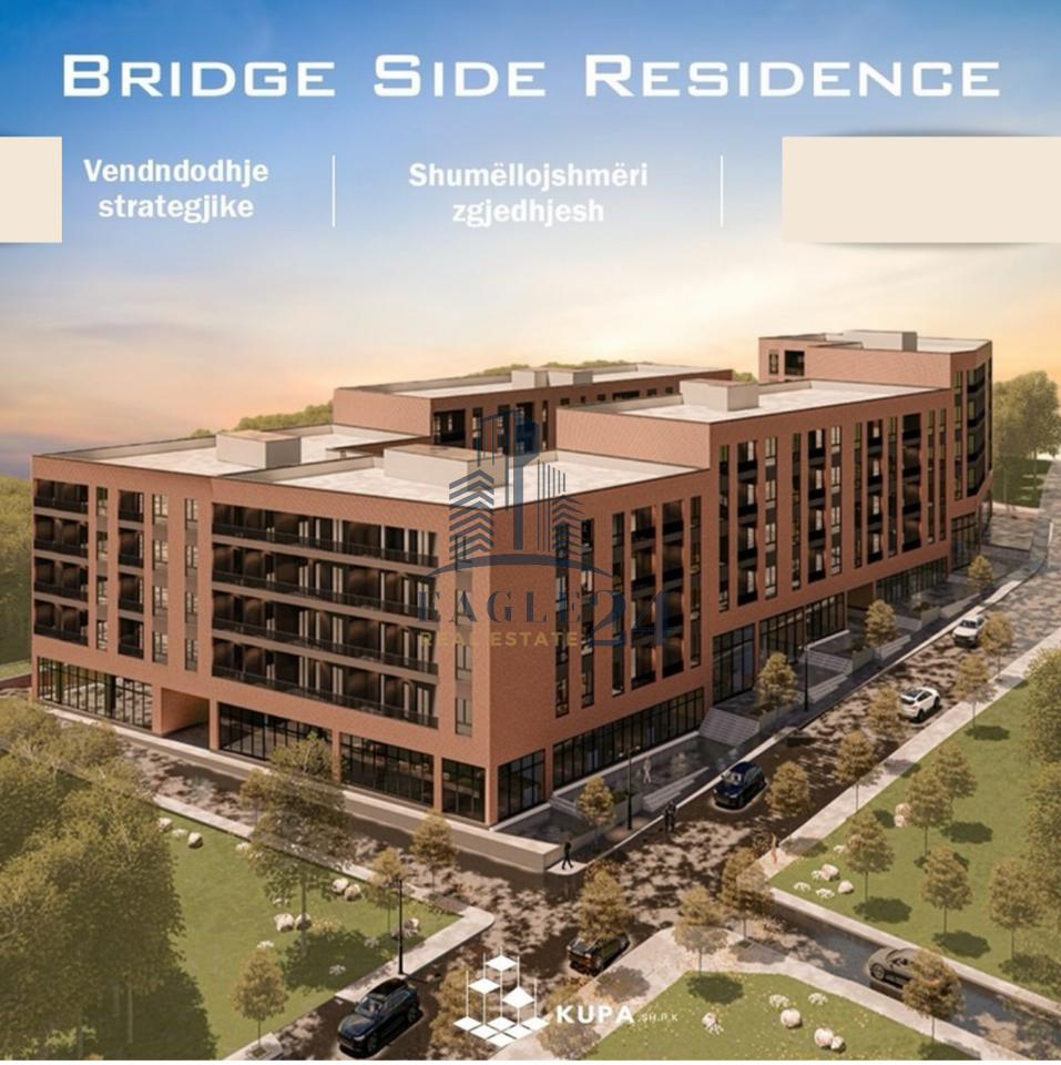 Shitet apartament 2+1+2 në Bridge Side Residence, Babrru Tiranë. 107 900€