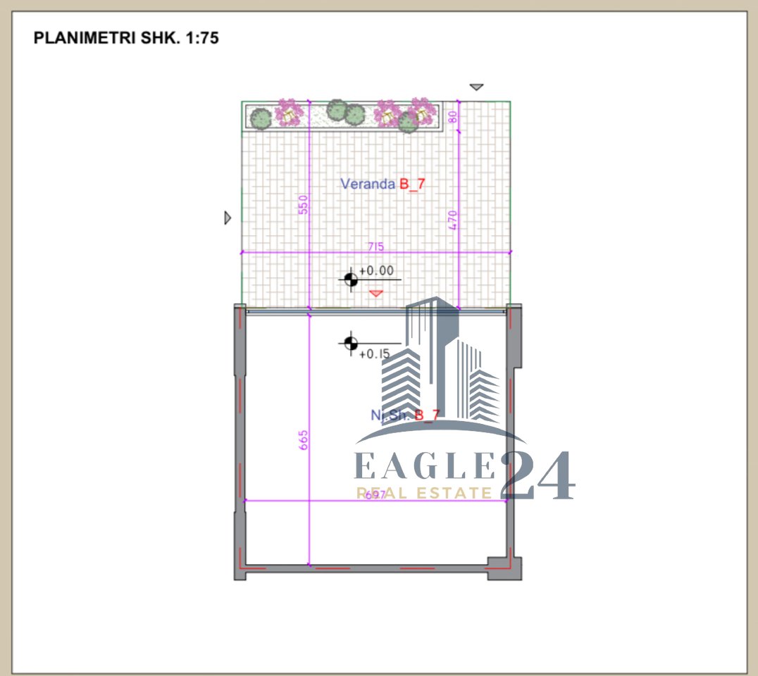 Shitet Njësi Biznesi tek Univers City, 50.04 m2 + 39.06m2 Verandë. 139150€