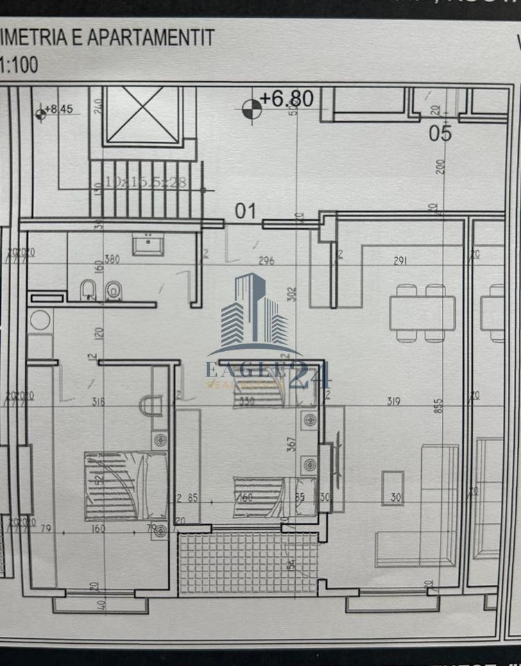 Shitet Apartament 2+1 në Babrru 250m larg nga Rruga 5 maji.  131'200€