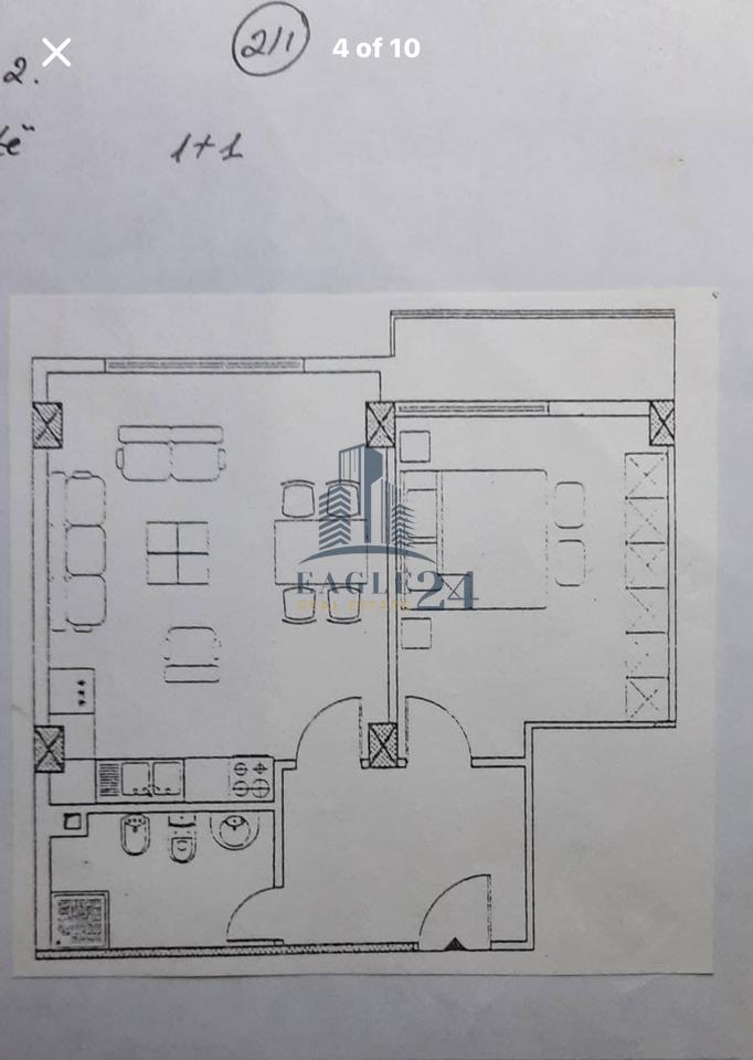 Shitet Apartament 1+1. 66m² ✅Me hipotekë pranë Tregut të Medreses, Rruga 5 Maji. 120 mln Lekë