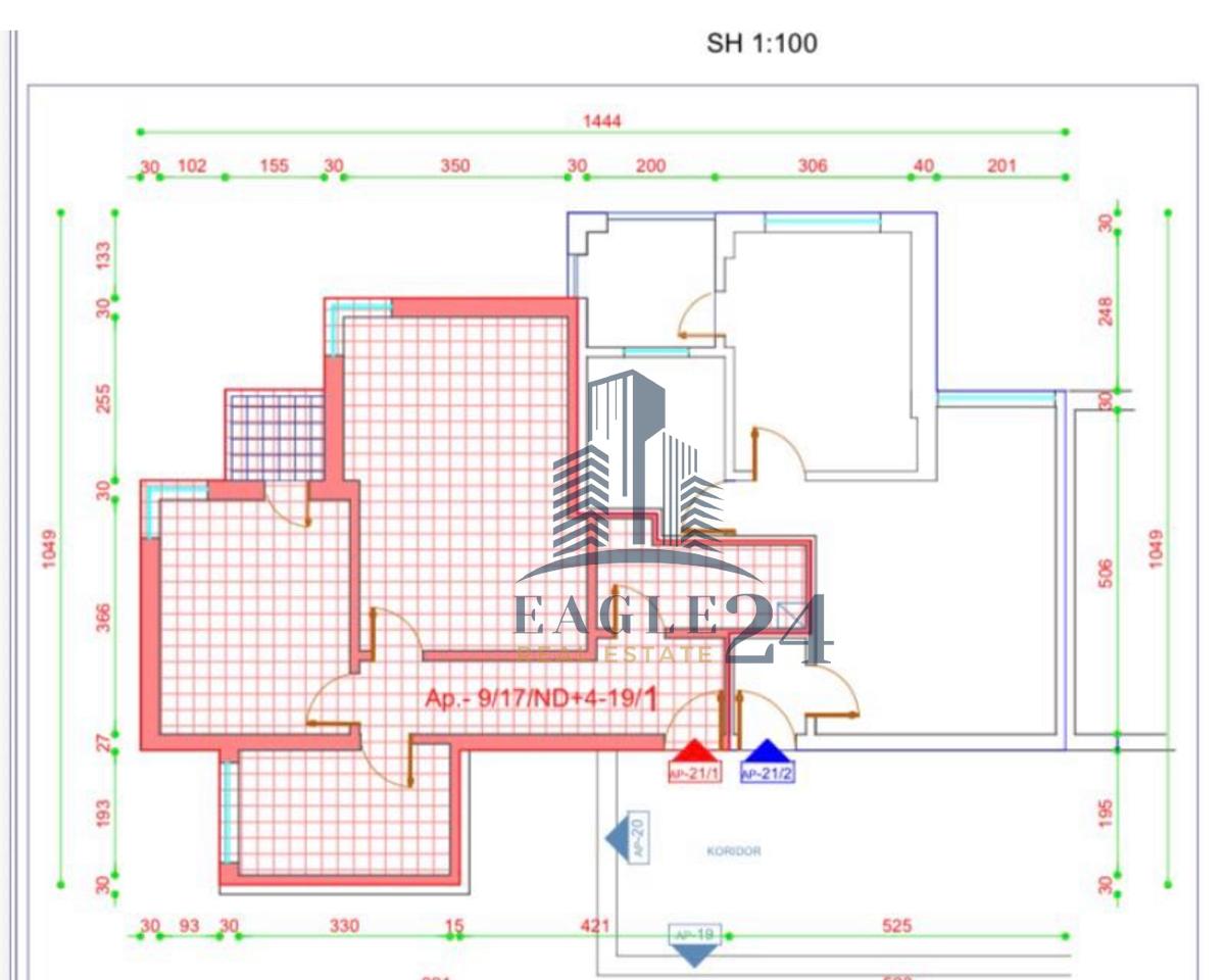 Apartment 2+1 with MORTGAGE for sale in Don Bosco near Viva Market. €139,000