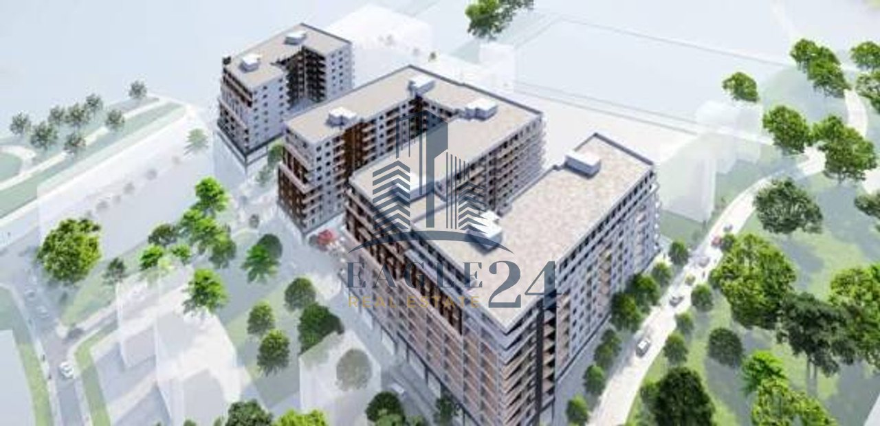 2+1+2 apartment for sale at "SPACE CITY" in Paskuqan, direct exit to the Grand Ring, with a price of €140,000