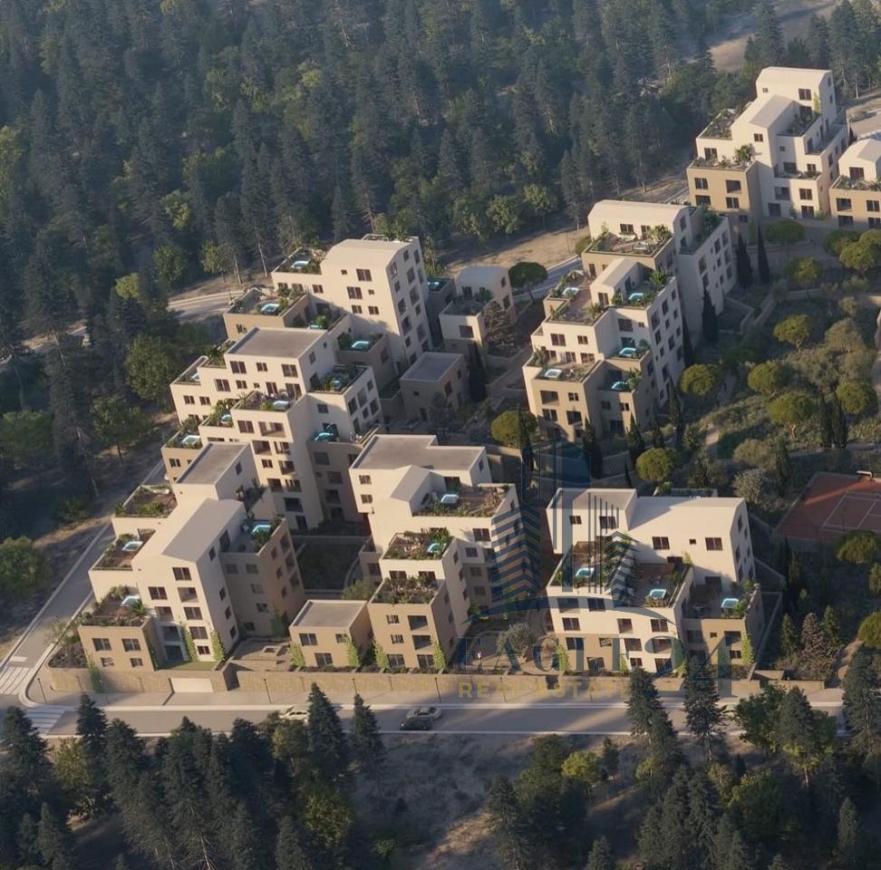 🏝️1+1 Apartment for Sale in Village Square-Santorini 2 🌅Dhërmi 224,000€