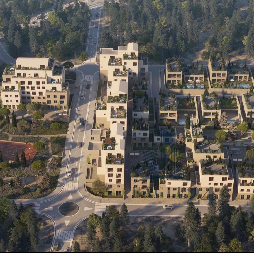 🏝️1+1 Apartment for Sale in Village Square-Santorini 2 🌅Dhërmi 195,000€