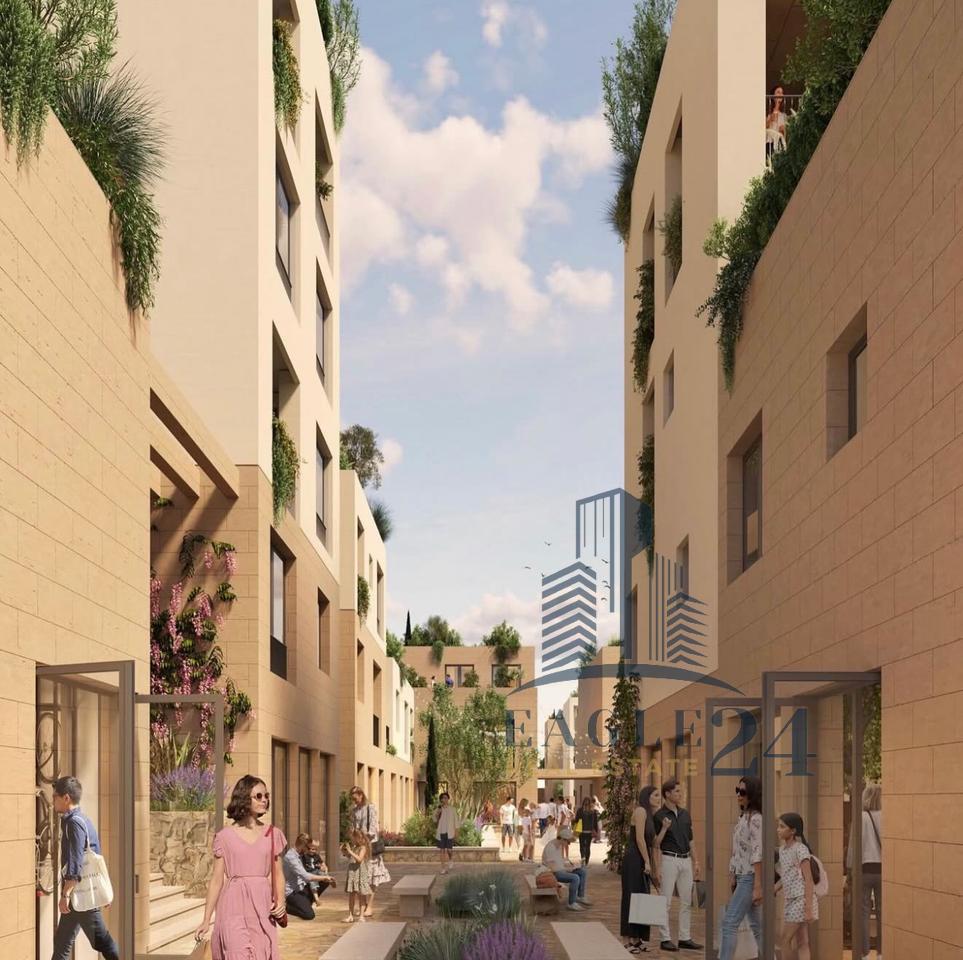 🏝️1+1 Apartment for Sale in Village Square-Santorini 2 🌅Dhërmi 195,000€