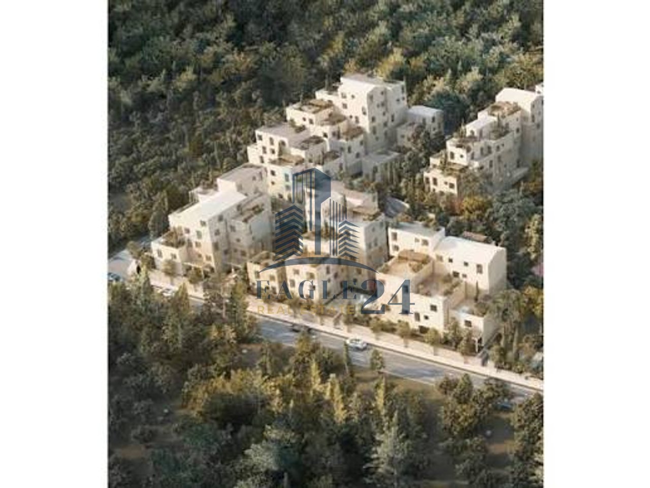 🏝️1+1 Apartment for Sale in Village Square-Santorini 2 🌅Dhërmi 230,000€