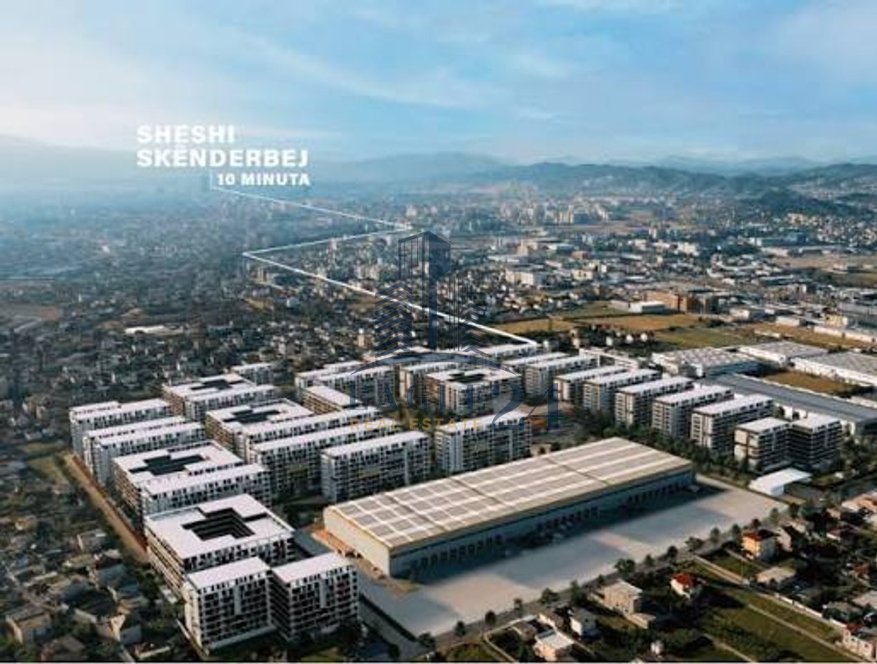 Apartament 2+1+2 + Verandë në Shitje tek Univers City. 138'000€