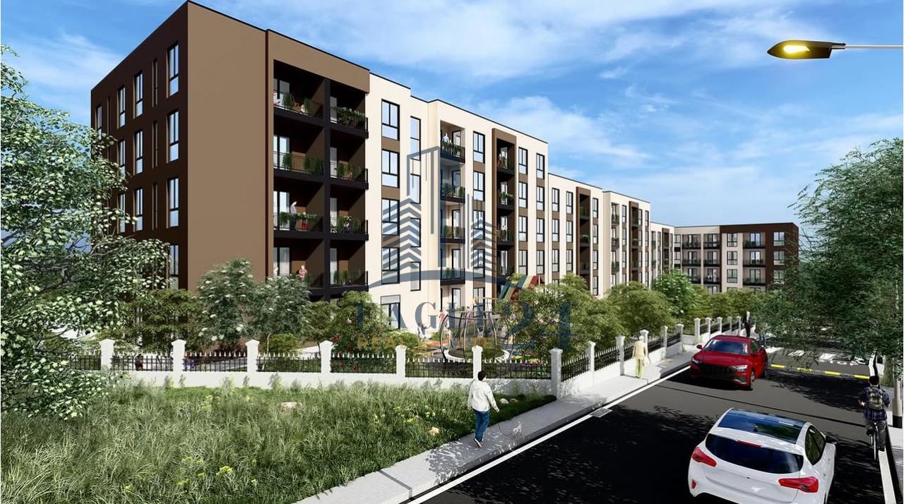 Apartment 1+1 for sale above the "Lidhja e Prizrenit" School in Paskuqan. €73,200 (€1050/m2) - Clearing Price.