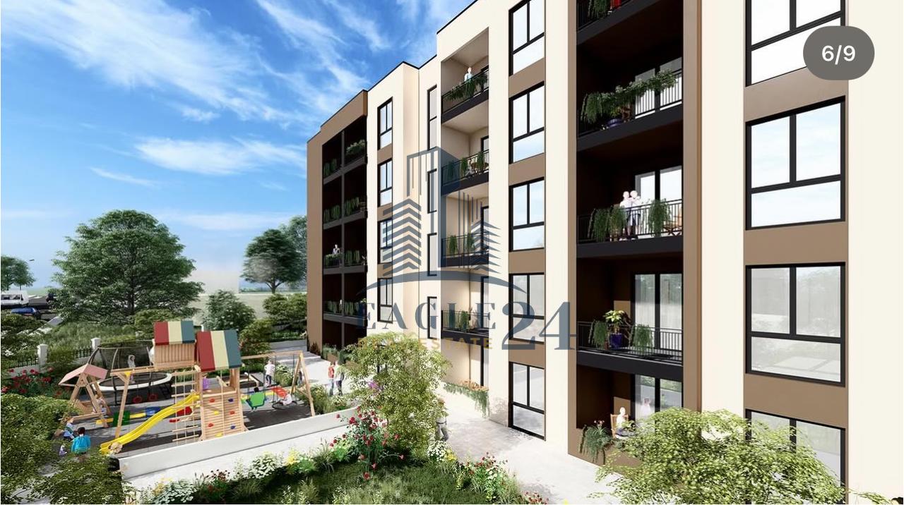 Apartment 1+1 for sale above the "Lidhja e Prizrenit" School in Paskuqan. €73,200 (€1050/m2) - Clearing Price.