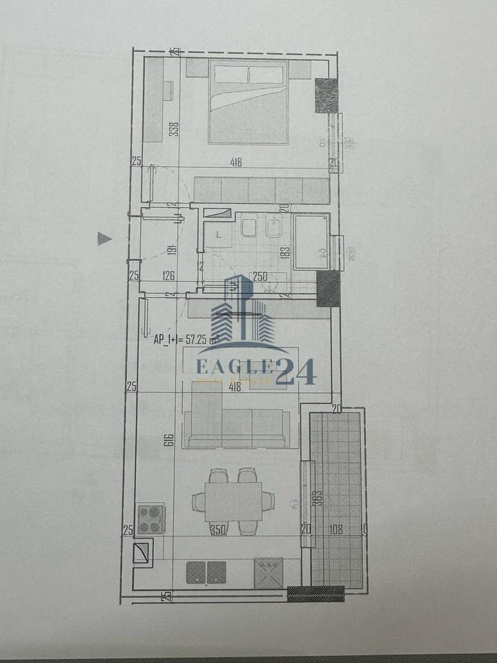 1+1 Apartments for Sale in Kamëz, €58,440 payment options in installments.