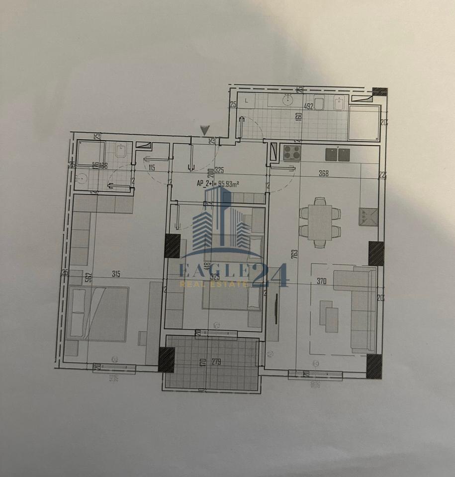 Appartamenti 2+1+2 in vendita a Kamëz, 97.950€ possibilità di pagamento a rate.