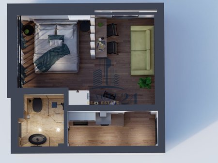 Studio For Sale in Ish Blloku, Tirana - 120,000€ | 30 m²