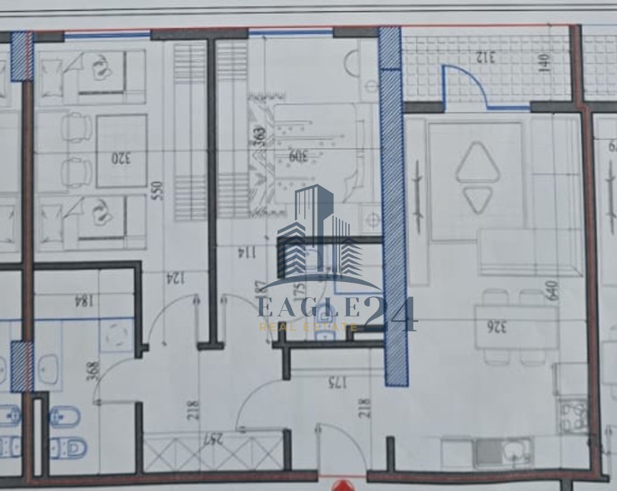 Apartamente 2+1+2 në Kamëz, 95.1 mln Lekë.