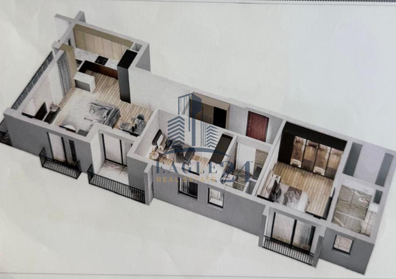 Apartamente 2+1+2 në Shitje, thuajse i përfunduar në Kamëz, 122'000€. Shumë shpejt çelsat në dorë.