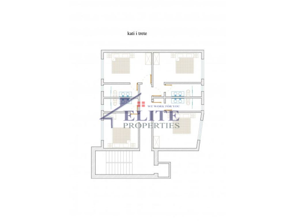 Jepet me qera Vile 4-kateshe pranë Ministrisë së Jashtme