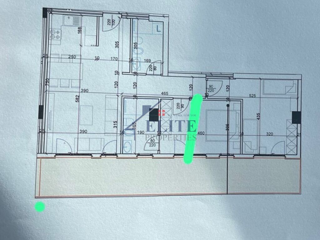 Aura Complex, appartamento con due camere da letto in vendita