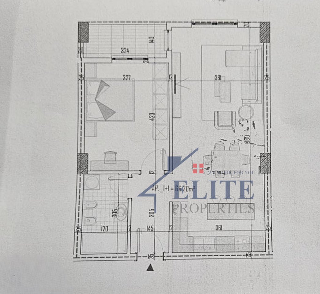 Apollo Residence, appartamento con una camera da letto in vendita
