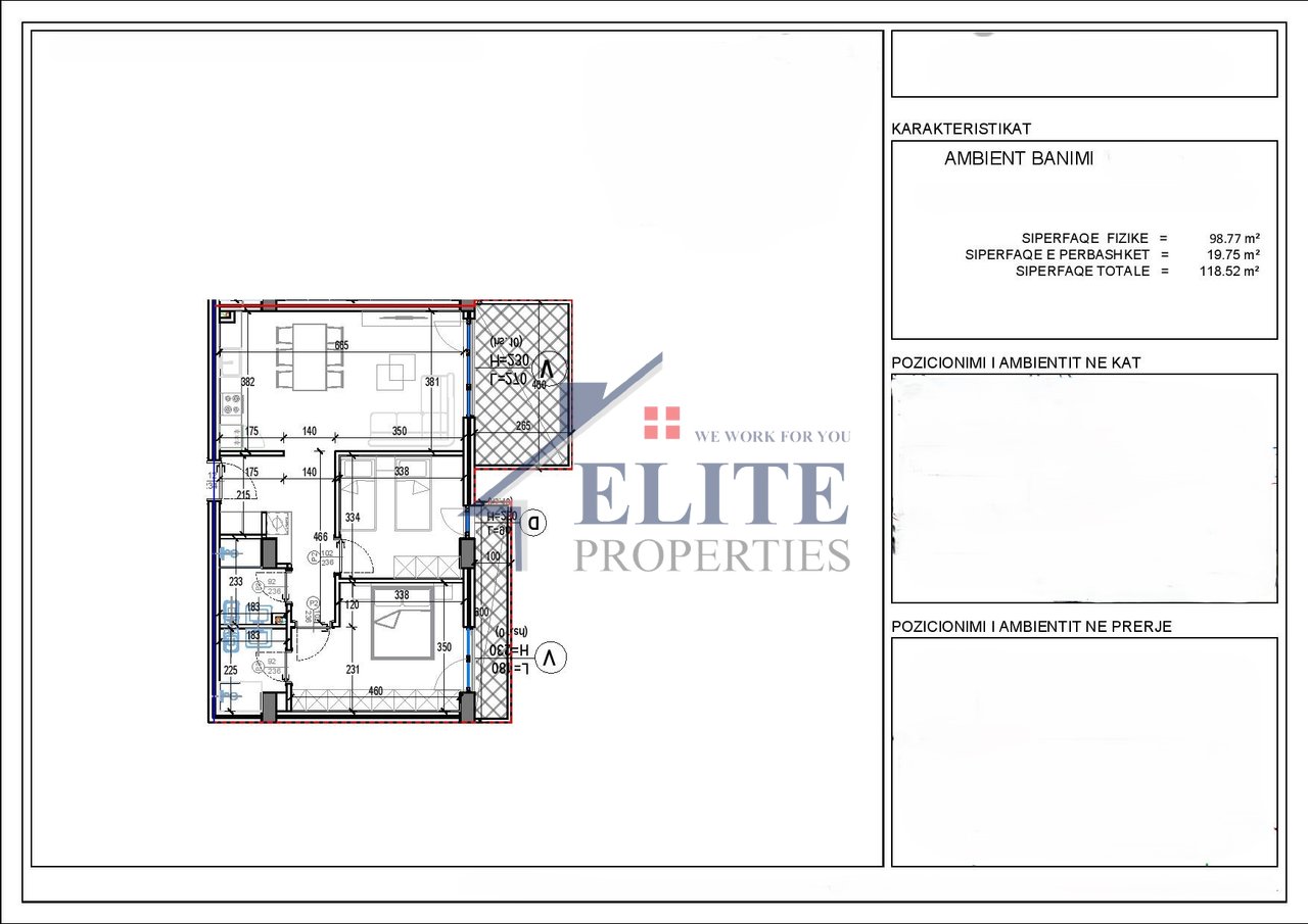 Kodra e Diellit 2, apartment 2+1 for sale