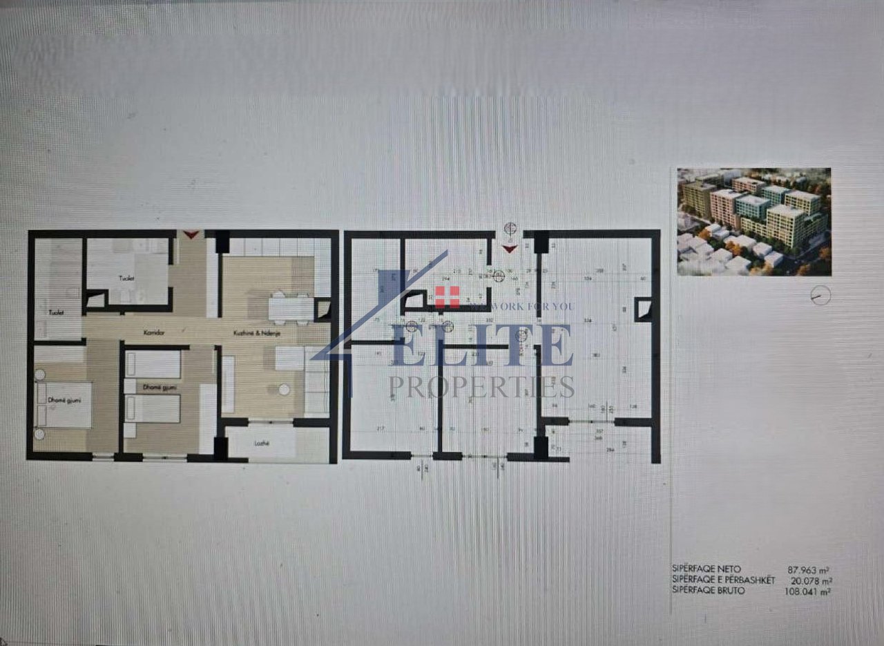Splendor Residence Porcelan, apartament 2+1 në shitje
