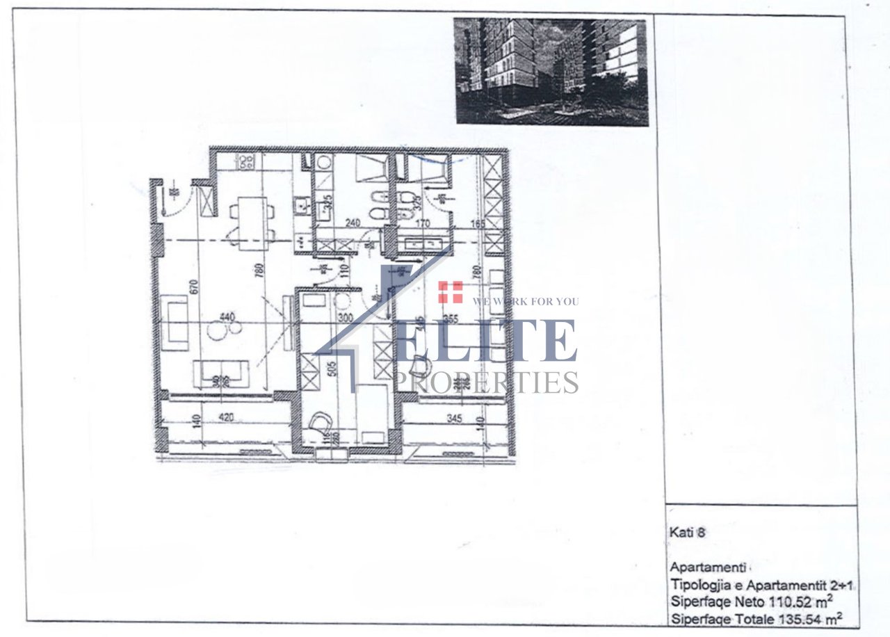 Riverside Residences, apartament 2+1 për shitje